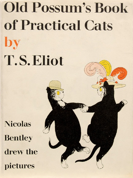 1940 T.S. Eliot, Old Possum's Book of Practical Cats, illustrated by Nicolas Bentley