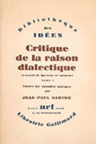 Critique de la raison dialectique by Jean-Paul Sartre book cover