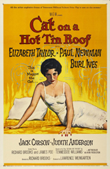 Cat on a Hot Tin Roof movie poster