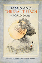James and the Giant Peach by Roald Dahl book cover