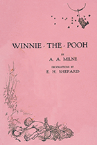 'Winnie-the-Pooh' by A. A. Milne, decorations by E. H. Shepard, book cover