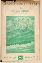 'Sand and Foam' by Kahlil Gibran book cover