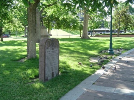 Ten Commandments monument, Denver, CO