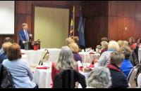 Prof Dunlap spoke to the DAR in Raleigh, NC on Feb 13th