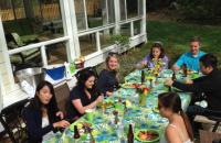 On April 12th 2015, Professor and Mrs. Dunlap hosted a barbecue at their home for the winners of the Public Interest Law Foundation (PILF) annual fundraising auction.