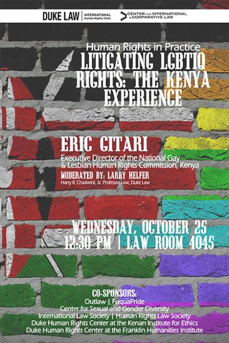 Litigating LGBTIQ Rights: The Kenya Experience