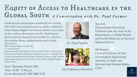 Equity of Access to Healthcare in the Global South