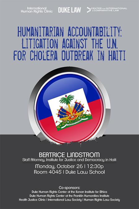 Litigation Against the U.N. for Cholera Outbreak in Haiti