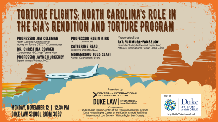 Torture Flights: North Carolina's Role in the CIA's Rendition and Torture Program, Nov. 12