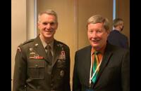 With Gen Richard Clarke, Commander, US Special Operations, at the Aspen Security Forum, Nov 4