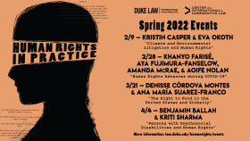 Human Rights in Practice Speaker Series - Spring 2022